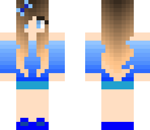 blue water girl