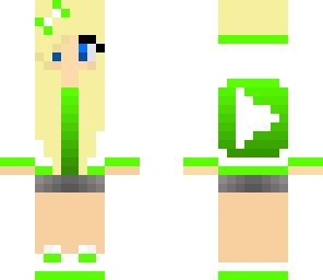 youtuber green girl