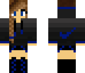 navy blue sporty girl