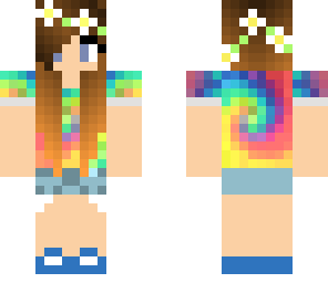 tie dye girl