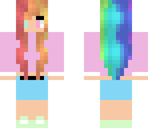 rainbow girl