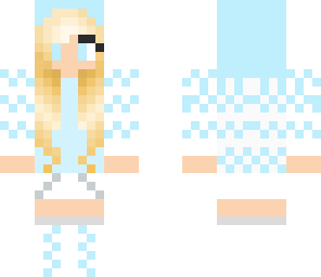 edited  snowy sweater girl