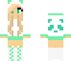 mint panda girl