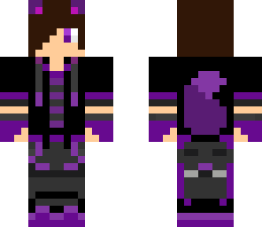 purple hooded boy