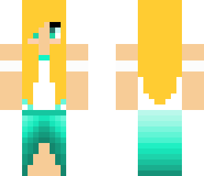 blue dress girl