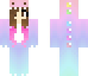 brunette pastel dinosaur