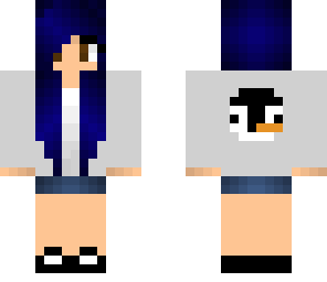 cute tomboy penguin