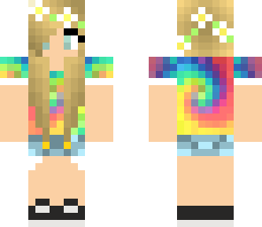 tie-die blonde girl