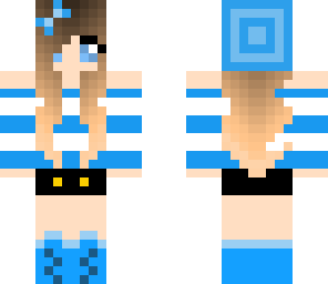 cute blue sea girl