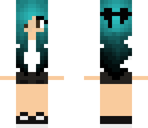 cute blue hair