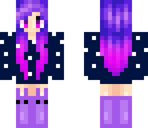 magenta girl