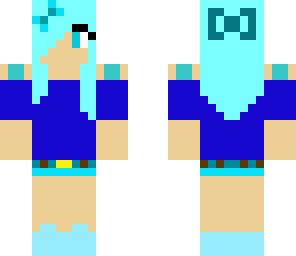 blue girl