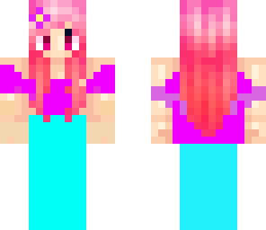 updated pink girl with flower