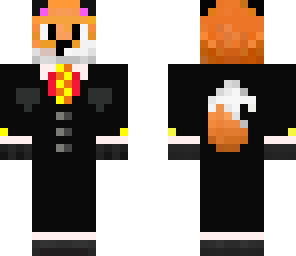 cute tuxedo fox