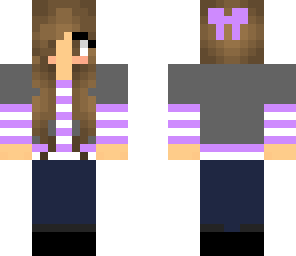 lavender bow girl