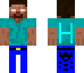 herobrine with jeans