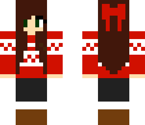 girl in christmas sweater