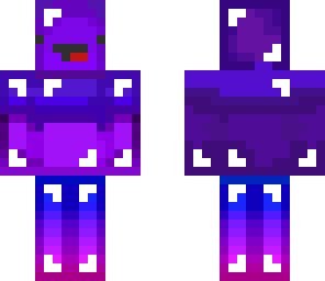 purple and blue