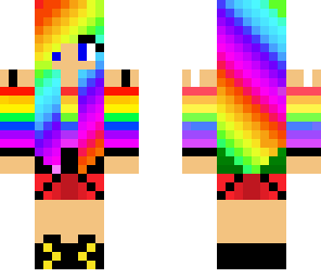 rainbow girl