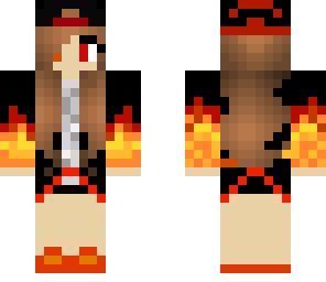 fire spirit tomboy girl