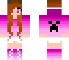 the pink girl