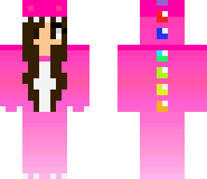 pink dinosaur girl
