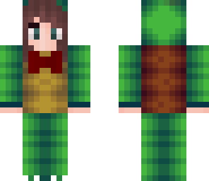 brown haired girl in turtle onesie