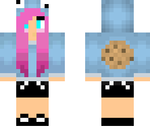 cookie monster girl with a twist