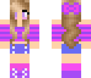 pink and purple girl