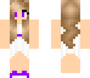 purple cute gal