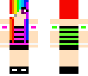 rainbow girl