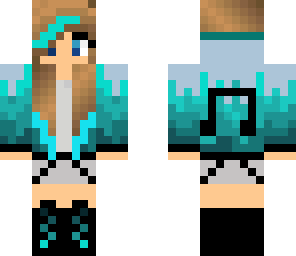 edited awesome blue music girl