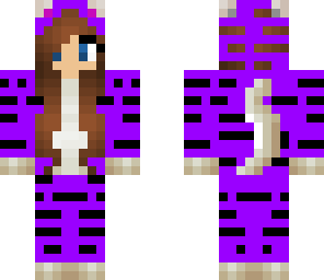 puple kitty girl
