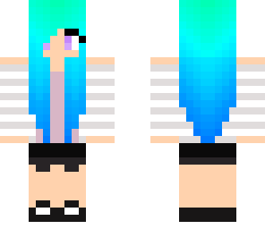 blue hair