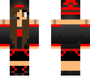 red gamer girl