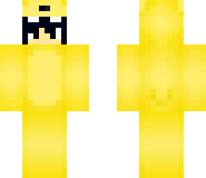guy in a yellow bear suit