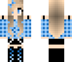 blue girl