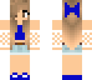 summer blue skin