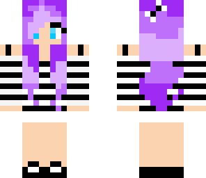 girl with purple hair