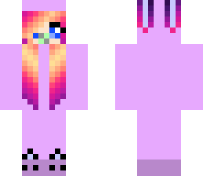 sunset bunny onesie