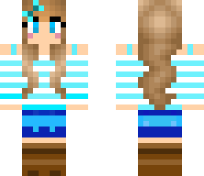 cute girl blue