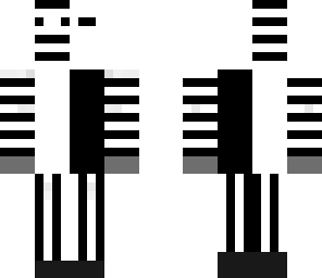 black and white