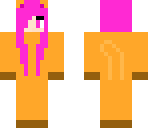 orange cat girl