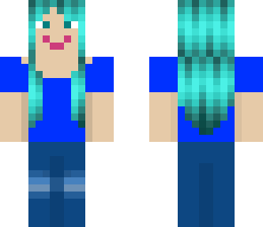 blue girl
