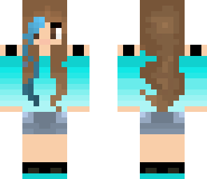 turquoise girl