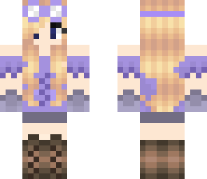 purple steampunk girl