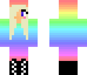 rainbow girl