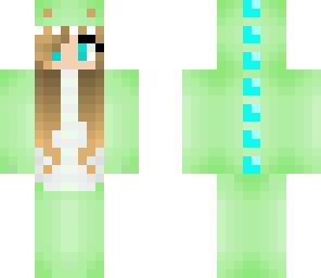green and  blue dino
