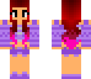 red-pink girl
