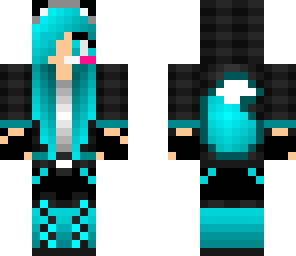 blue wolf gamer girl